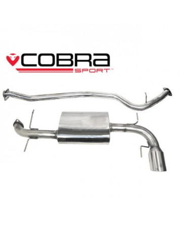 Subaru Impreza WRX Turbo (Hatchback) 08-11 Cobra Sport Cat Back System (Non-Resonated)